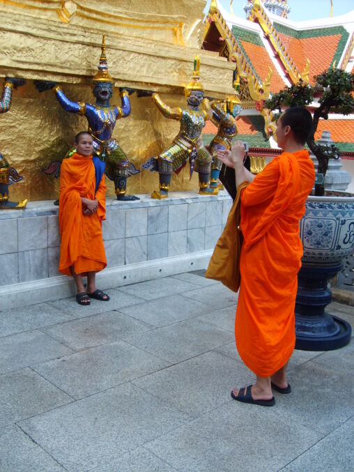 Buddhist monks in Thailand