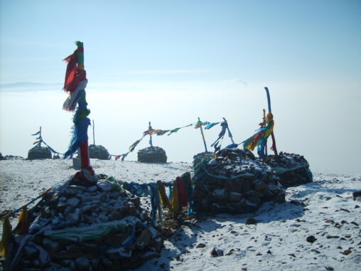 Sacred shaman place in Mongolia