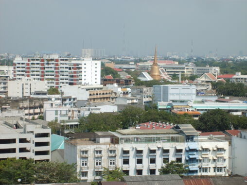 View of the city of Bangkok