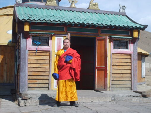 Mongolian buddhist monk
