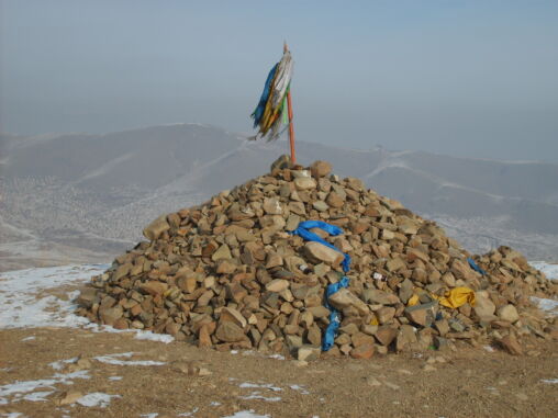 Mongolian sacred place – Ovoo