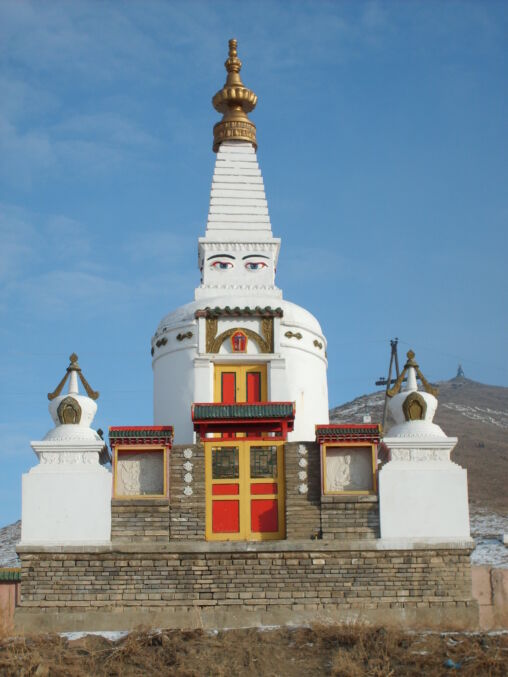 Stupa with Buddhas Eyes