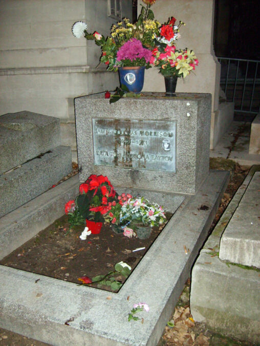 Grave of Jim Morrison