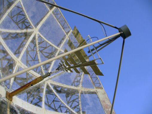 Detail of radio telescope