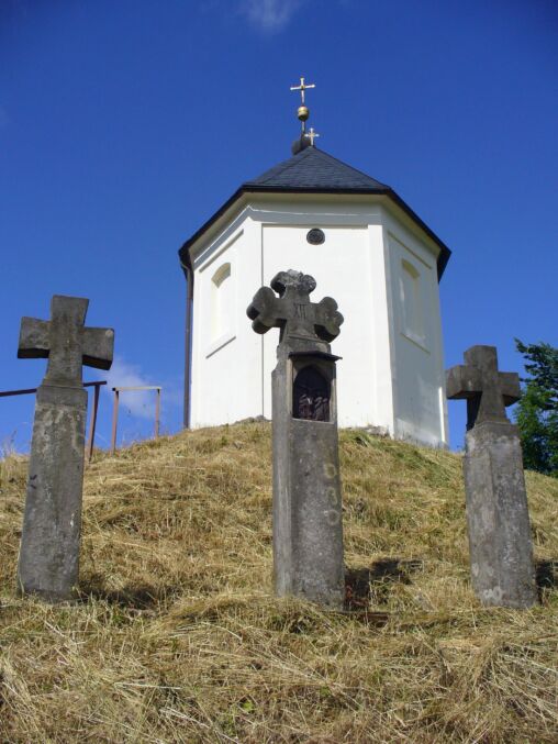 Three Crosses and Church