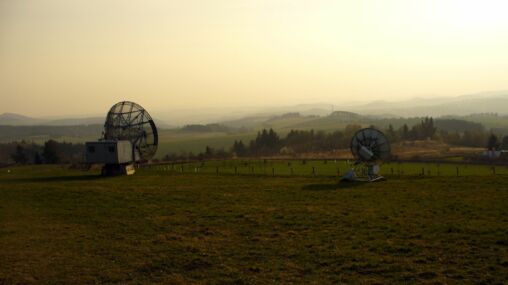 Radiotelescope in Czech