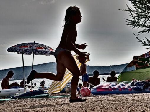 Kid on the Beach