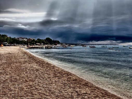 Beach and Clouds