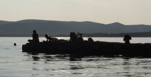 Girls Sunbathing