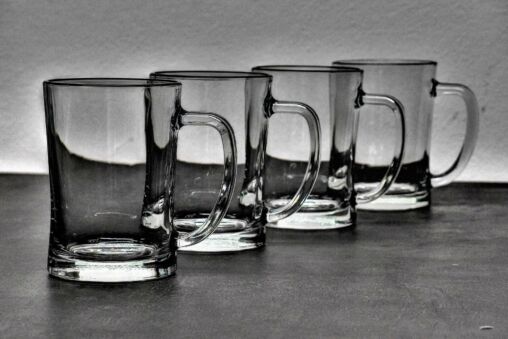 Glasses In A Row