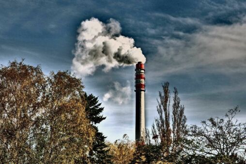 Smoking Factory Chimney