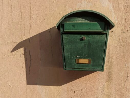 Green mailbox