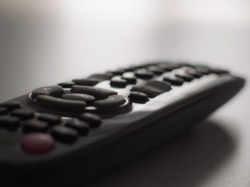 TV Remote Control Close Up