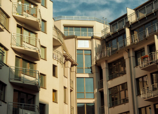 Modern apartment house