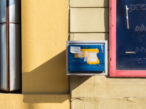 Post box on the street