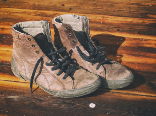 Leather shoes