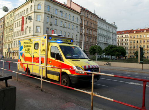 Ambulance In The City