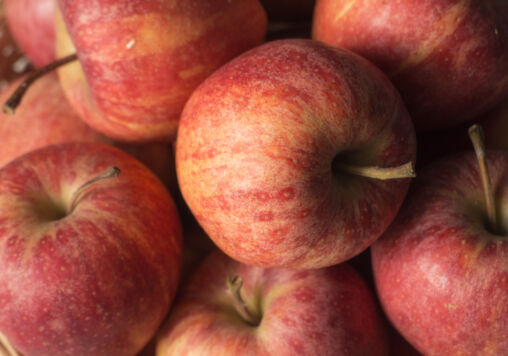 Red Apples Fill The Frame