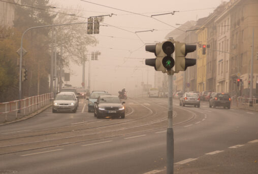 Urban Smog Caused By Cars