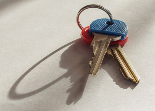 Keys On White Background
