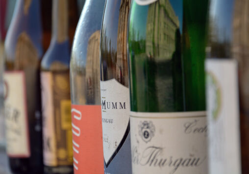 Bottles Of Wine In A Row