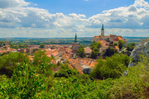 The View To Small European Town