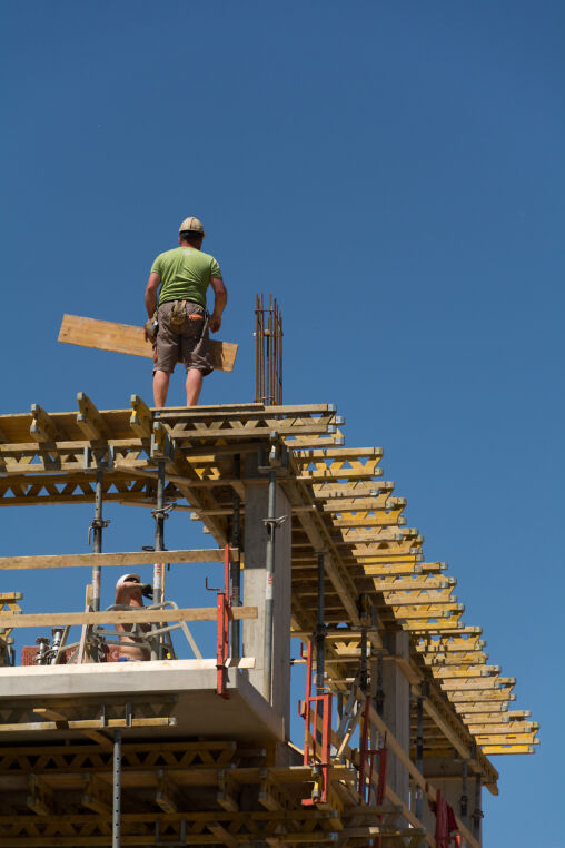 Workers At a Construction Site