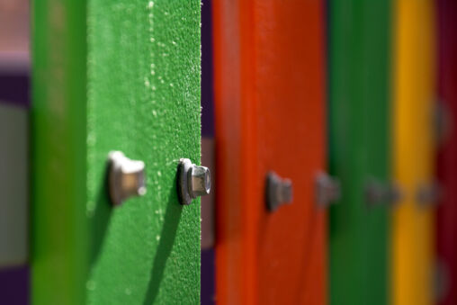 Colored fence