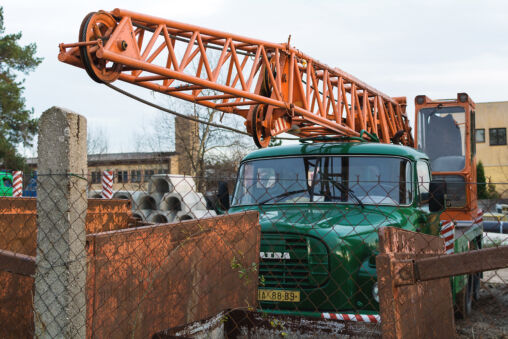 Mobile crane – Tatra 148