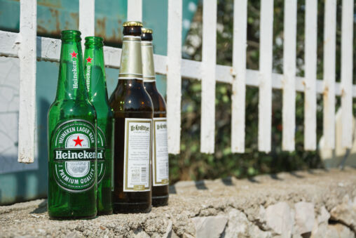 Beer Bottles on the Street