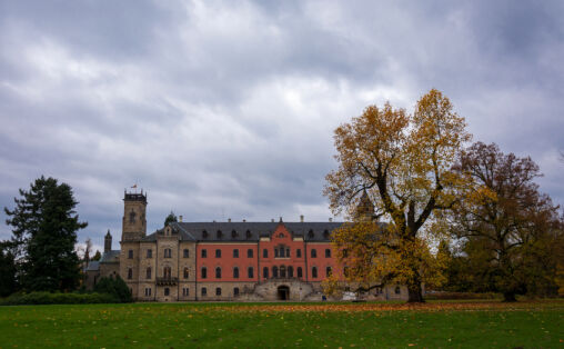 Chateau in park