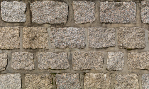 Gray stone wall