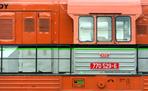 Orange Locomotive