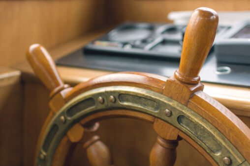 Wooden rudder
