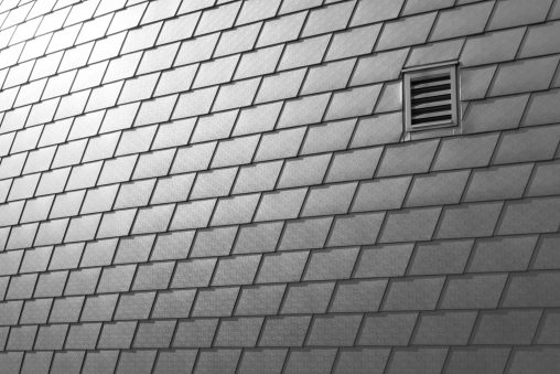 Modern Facade from Aluminium Ridge Shingles