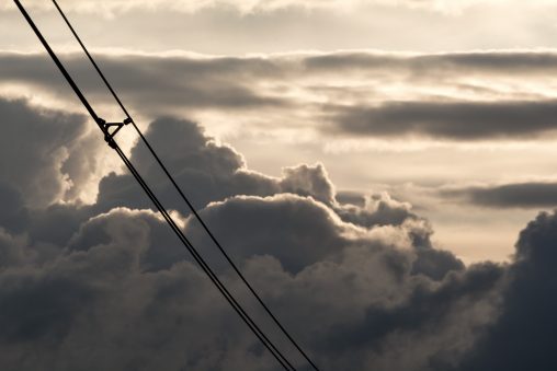 Clouds and Electric Wire