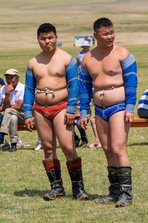 Mongolian Wrestlers