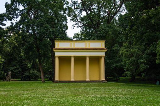 Gazebo in a park in Veselí nad Moravou